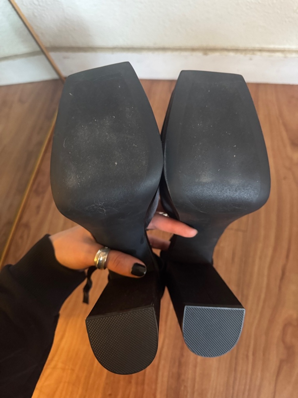Jeffrey Campbell satin high heels - Picture 3 of 5